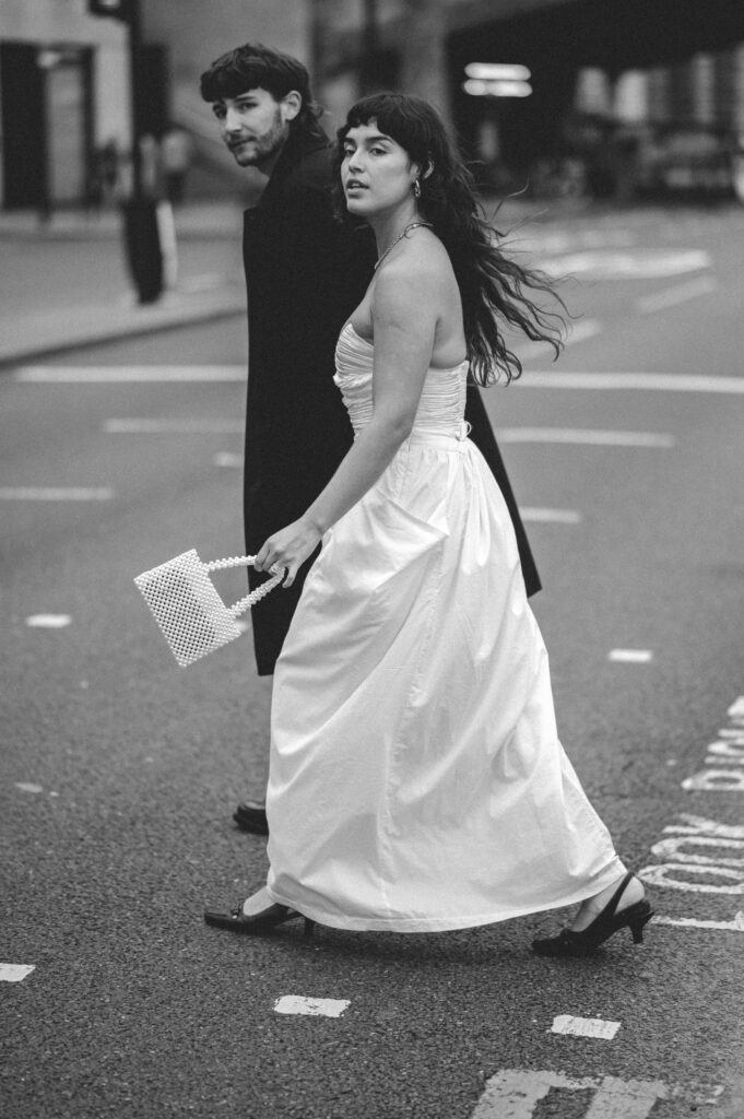 Editorial blurry wedding photographer in London. 