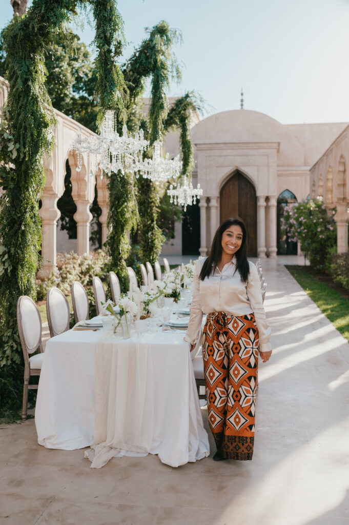 Top Marrakech wedding planner Siham from La Perle Events Marrakech.